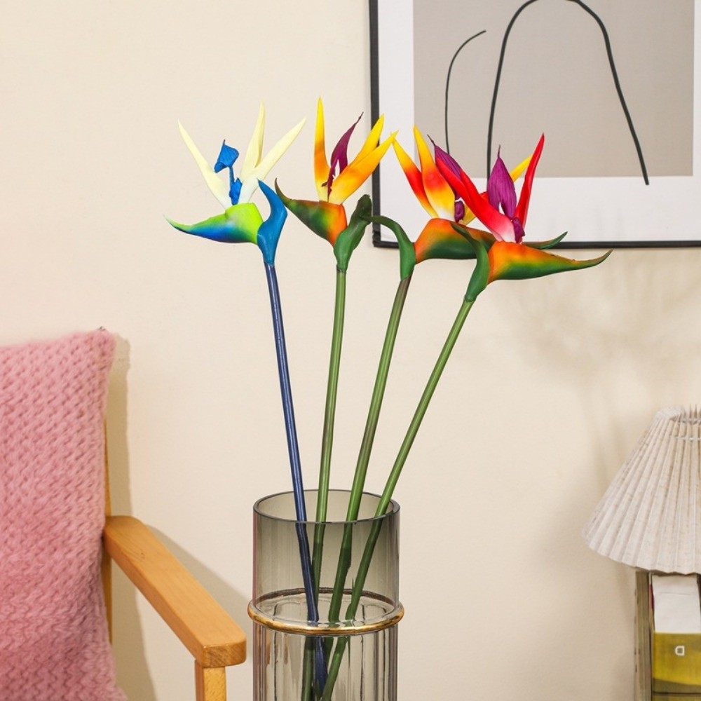 Florist Supply Bulk - Yeni Uzun Saplı Yapay Cennet Kuşu