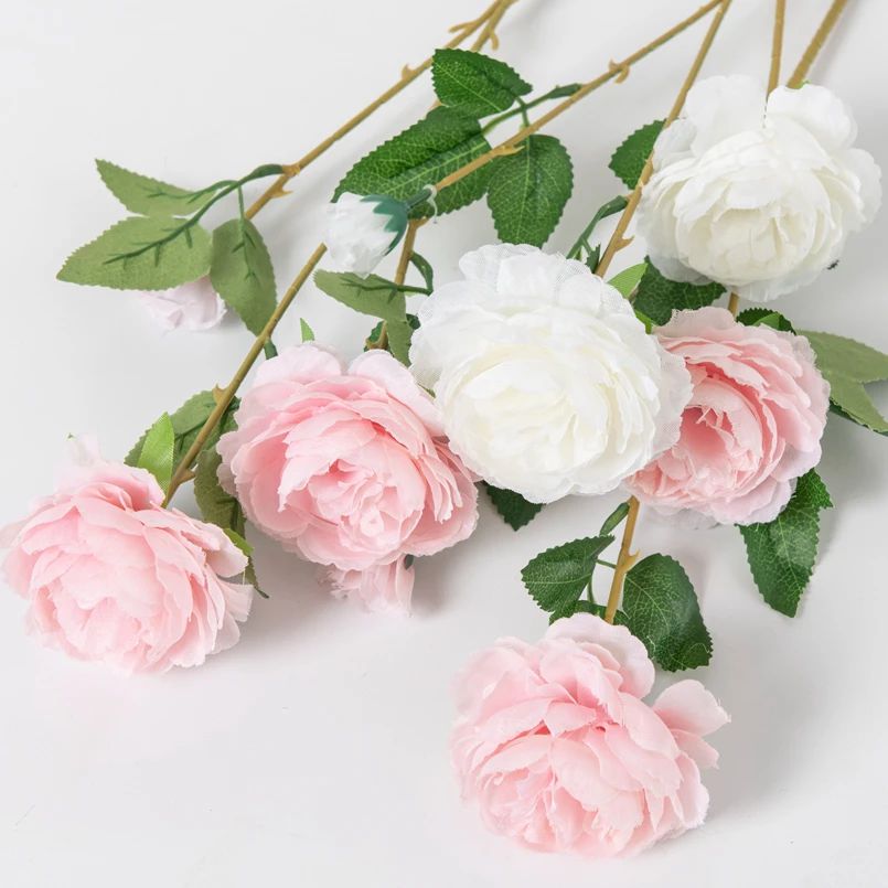 Florist Supply Bulk - 5/10 adet Uzun Saplı Yapay Gül