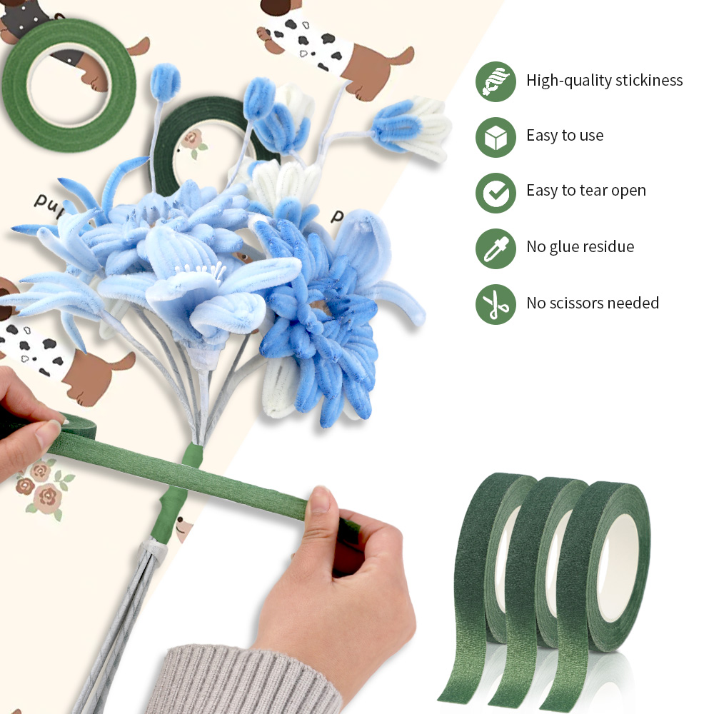 Çiçekçilik Bandı Kendinden Yap - Florist Flower Supply incelemesi ve fiyatı